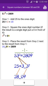 اسکرین شات 6 برنامه Math Tricks: Mental Math