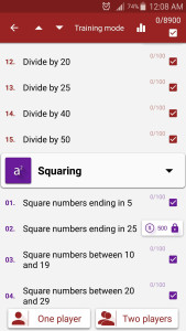 اسکرین شات 8 برنامه Math Tricks: Mental Math