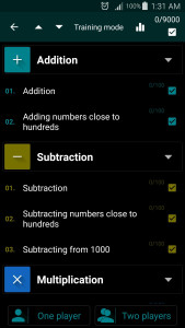 اسکرین شات 3 برنامه Math Tricks: Mental Math