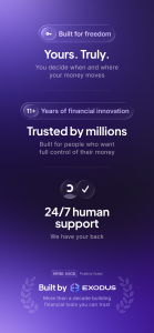 اسکرین شات 6 برنامه Exodus: Crypto & Payments