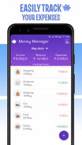 اسکرین شات 1 برنامه Money Manager : Expense Tracke