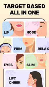 اسکرین شات 2 برنامه Face Yoga Exercises, Skin Care