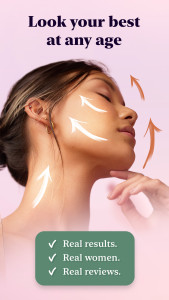 اسکرین شات 2 برنامه Luvly: Face Yoga & Exercise