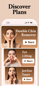 اسکرین شات 4 برنامه Face Yoga & Facial Exercises