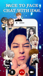 اسکرین شات 5 برنامه idol Call You: Fake Video Call