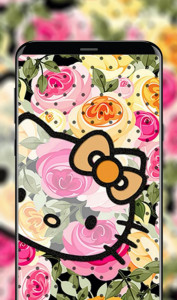 اسکرین شات 5 برنامه تصویر زمینه کیتی (کودکانه)