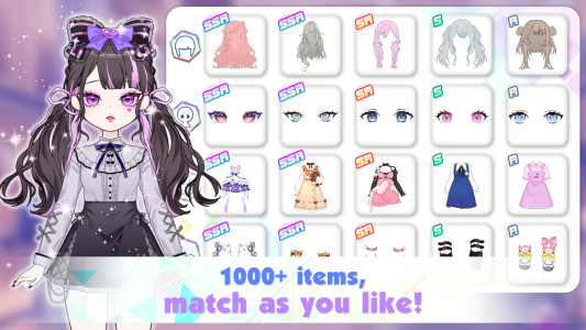 اسکرین شات 8 بازی Dress Up! Shining Anime Star