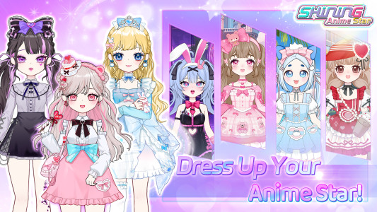 اسکرین شات 5 بازی Dress Up! Shining Anime Star