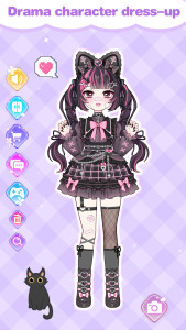 اسکرین شات 1 بازی Dress Up! Shining Anime Star