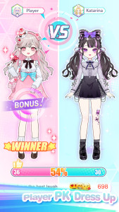 اسکرین شات 6 بازی Dress Up! Shining Anime Star