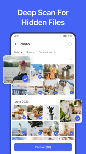 اسکرین شات 2 برنامه FileRecovery - Restore photos