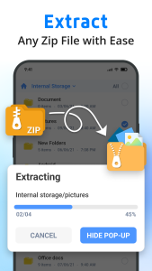 اسکرین شات 3 برنامه File Archiver - Extract, Unzip