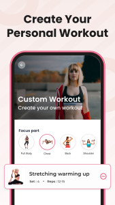 اسکرین شات 5 برنامه Home Workout : Fitme