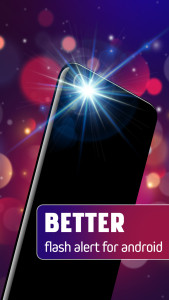 اسکرین شات 1 برنامه Flash Alerts: Calls & Messages