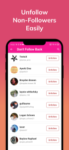 اسکرین شات 4 برنامه Followers - Unfollowers