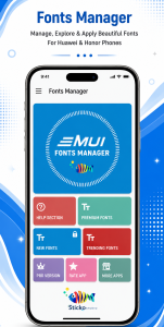 اسکرین شات 2 برنامه Font Manager for Huawei/Emui