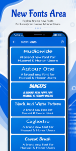 اسکرین شات 5 برنامه Font Manager for Huawei/Emui