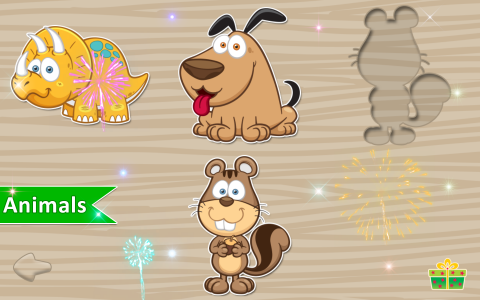 اسکرین شات 1 برنامه Educational Puzzles for Kids