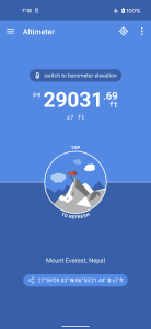 اسکرین شات 8 برنامه Altimeter