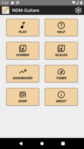 اسکرین شات 6 بازی NDM-Guitar Learn Music Notes