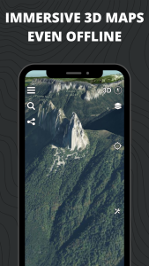 اسکرین شات 3 برنامه Relief Maps - 3D GPS