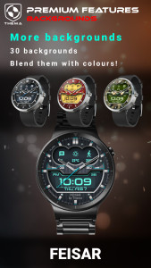 اسکرین شات 6 برنامه Feisar Watch Face
