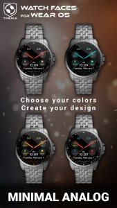 اسکرین شات 2 برنامه Minimal Analog Watch Face