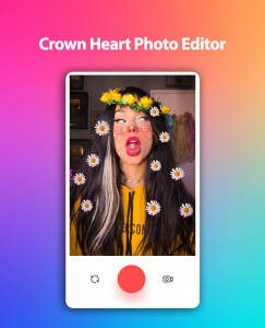 اسکرین شات 6 برنامه Crown Heart Photo Editor
