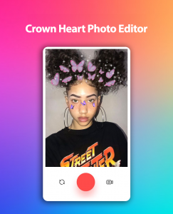 اسکرین شات 4 برنامه Crown Heart Photo Editor