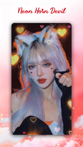 اسکرین شات 7 برنامه Neon Horns Devil Photo Editor