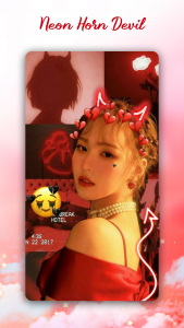 اسکرین شات 2 برنامه Neon Horns Devil Photo Editor