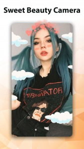 اسکرین شات 1 برنامه Sweet Beauty Camera