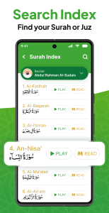 اسکرین شات 5 برنامه Al QURAN - القرآن الكريم