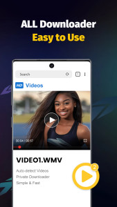 اسکرین شات 1 برنامه Video Downloader - Save Videos