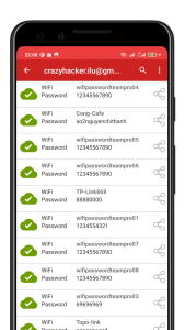 اسکرین شات 4 برنامه WiFi Password Recovery