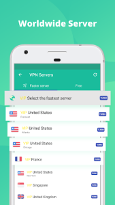 اسکرین شات 4 برنامه Free VPN & security unblock Proxy -Snap Master VPN