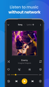 اسکرین شات 4 برنامه Music Player & MP3, Bass Boost
