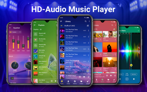 اسکرین شات 1 برنامه Music Player - MP3 Player