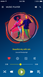 اسکرین شات 3 برنامه Music Player for Galaxy