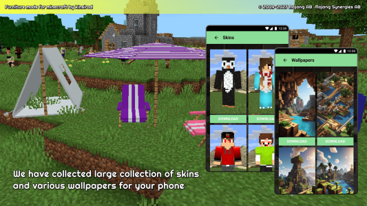 اسکرین شات 3 برنامه Furniture mods for Minecraft