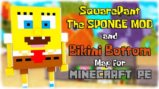 اسکرین شات 3 برنامه Bikini Bottom for Minecraft PE