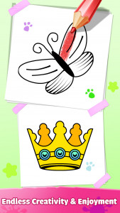 اسکرین شات 5 بازی Princess Coloring Book