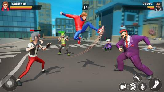اسکرین شات 4 بازی Spider Rope Hero: Gang War
