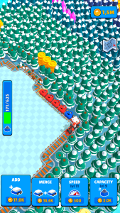 اسکرین شات 5 بازی Train Miner: Idle Railway Game