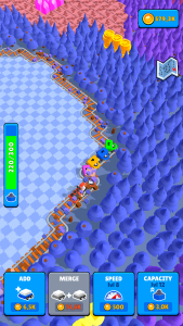 اسکرین شات 3 بازی Train Miner: Idle Railway Game