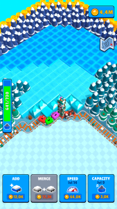 اسکرین شات 4 بازی Train Miner: Idle Railway Game