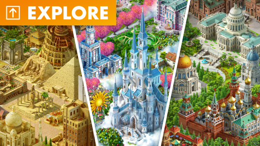 اسکرین شات 4 بازی Merge Mayor - Match Puzzle