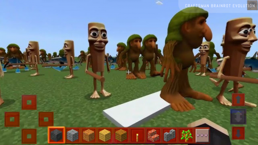 اسکرین شات 2 برنامه Craftsman Brainrot Evolution