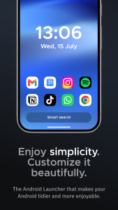 اسکرین شات 1 برنامه Smart Launcher 6 ‧ Home Screen