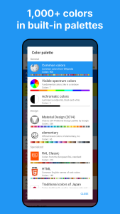 اسکرین شات 6 برنامه Color Picker: Find Name & Code